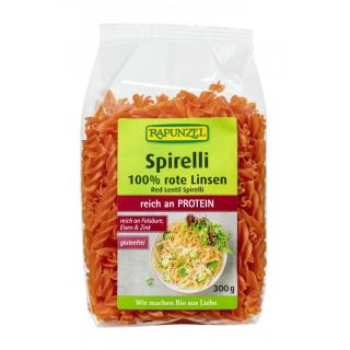 Rapunzel Rote Linsen Spirelli, 300 gr Packung