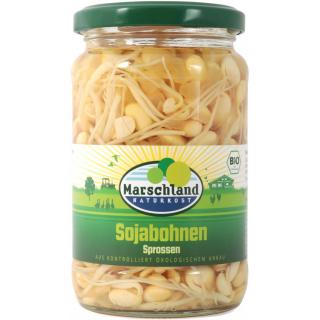 Marschland Sojabohnensprossen, 370 ml Glas (160 gr