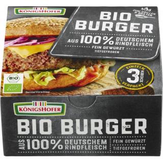Königsh Rindfleisch-Burger, 270 gr Packung 3 Stück