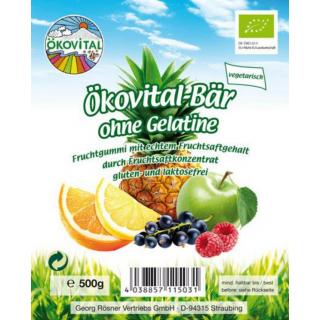 Ökovital-Bär ohne Gelatine