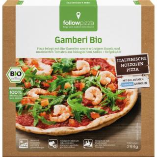 followfish Bio Pizza Garnele0-Ruccola, 350 gr Pack