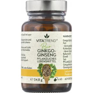 VitaTrend Ginkgo-Ginseng Kapseln, 60 St Glas